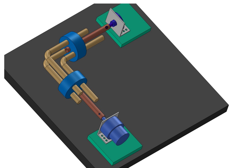 Design and fabrication of gearless power transmission picture