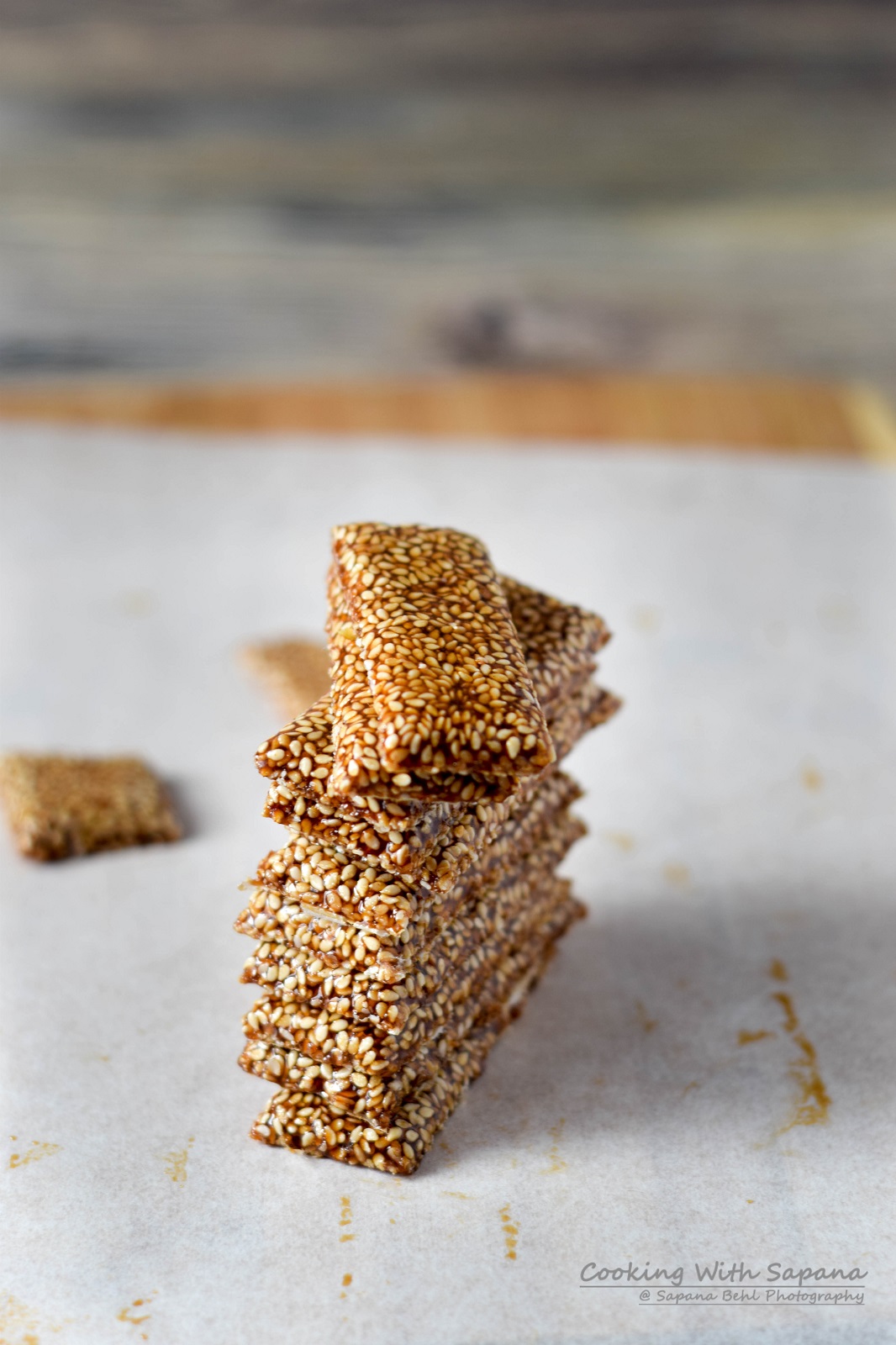 Greek Sesame Honey Bars CookingWithSapana
