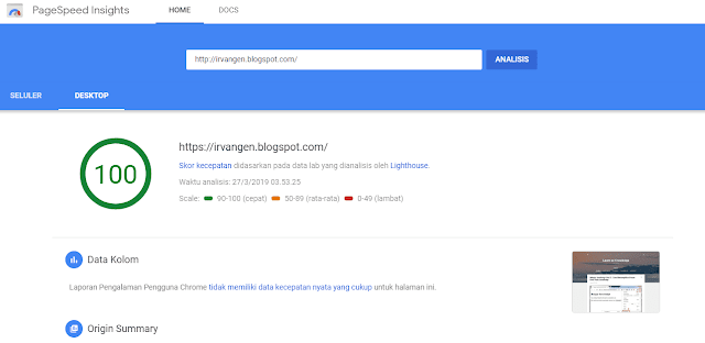 Optimalkan Kecepatan Loading Blog Dengan Google PageSpeed Insight 4 Optimalkan Kecepatan Loading Blog Dengan Google PageSpeed Insight 1