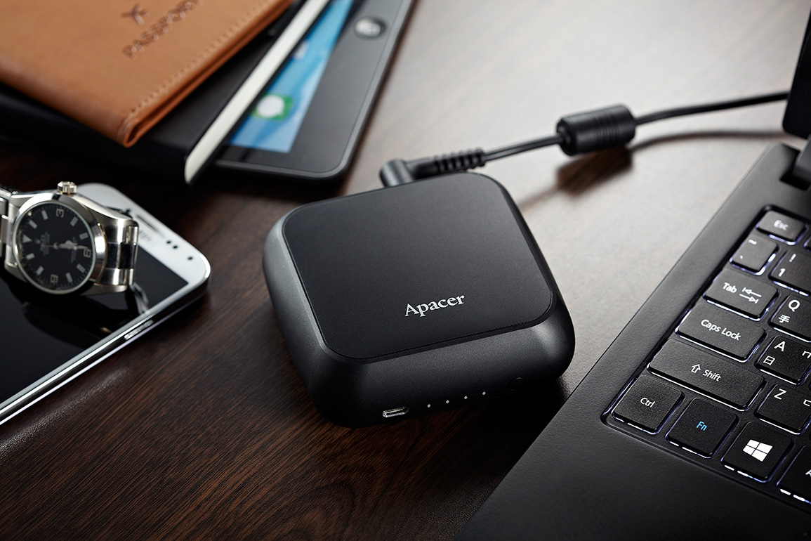 Apacer launches the world’s smallest notebook power bank B222 and the