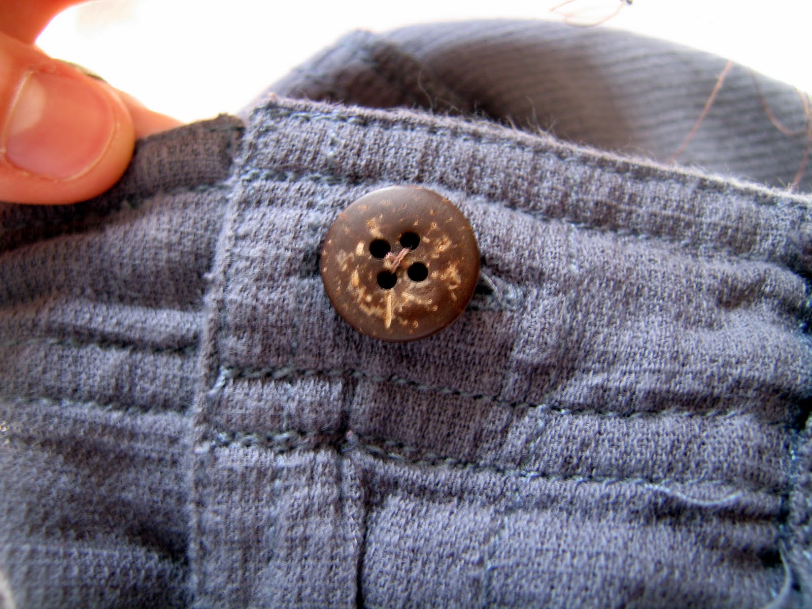 Candidly Kate: ˚tutorial˚ Sewing on a Button