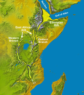 Bumi ini tersusun atas beberapa lempeng tektonik mayor maupun minor East Africa's Great Rift Valley, Upaya Pemisahan Lempeng Afrika Timur