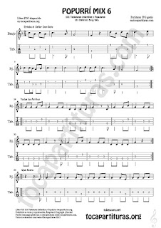 Mix 6 Tablatura y Partitura de Banjo Estaba el Señor Don Gato, Todos los Patitos, Qué llueva Infantil, El Conde Olinos Mix 6 Tablature Sheet Music for Banjo Music Score Tabs Mix 6 Tablatura y Partitura de Banjo Estaba el Señor Don Gato, Todos los Patitos, Qué llueva Infantil, El Conde Olinos Mix 6 Tablature Sheet Music for Banjo Music Score Tabs