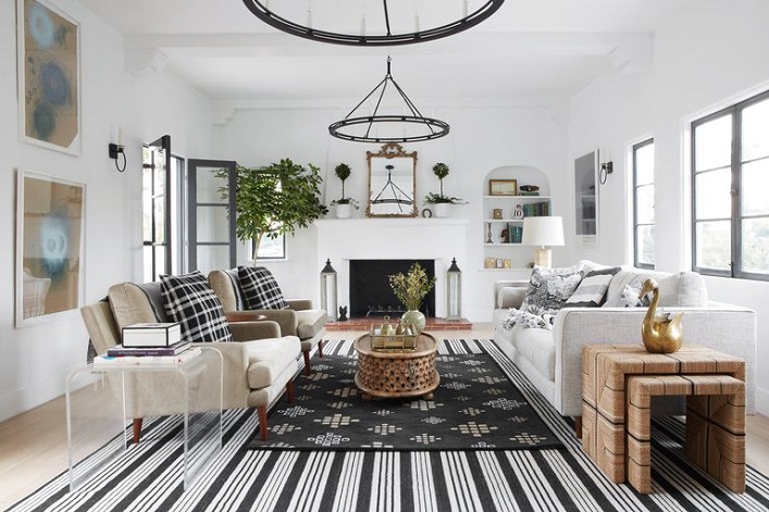 Inside a designer's relaxed modern vintage California home!