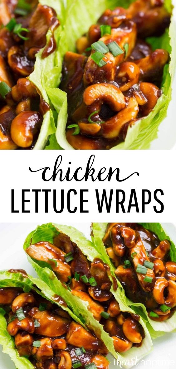 EASY Cashew Chicken Lettuce Wraps Recipes | Barbara Cooking
