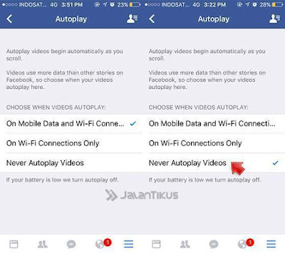 Cara Menonaktifkan Autoplay Video Facebook di iPhone