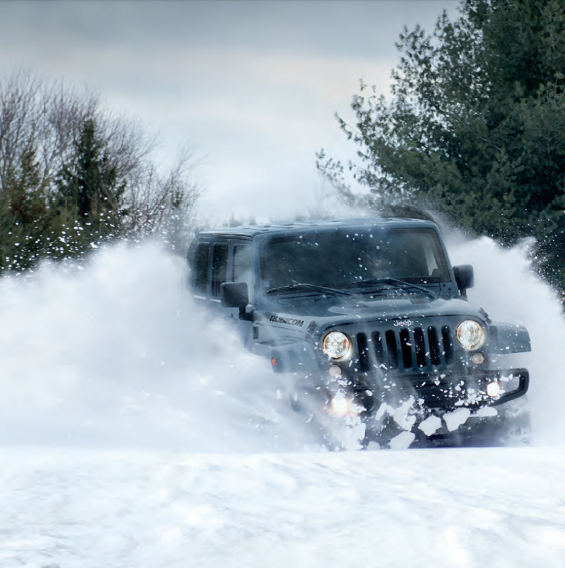 Driving jeep wrangler in winter #4