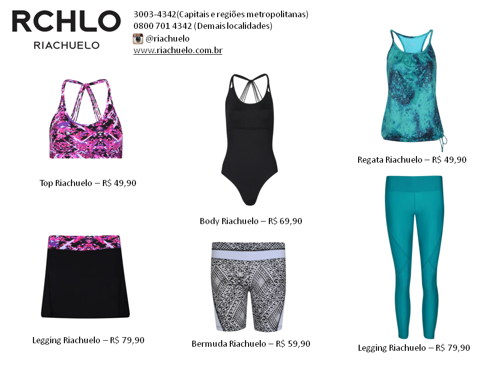 moda fitness riachuelo