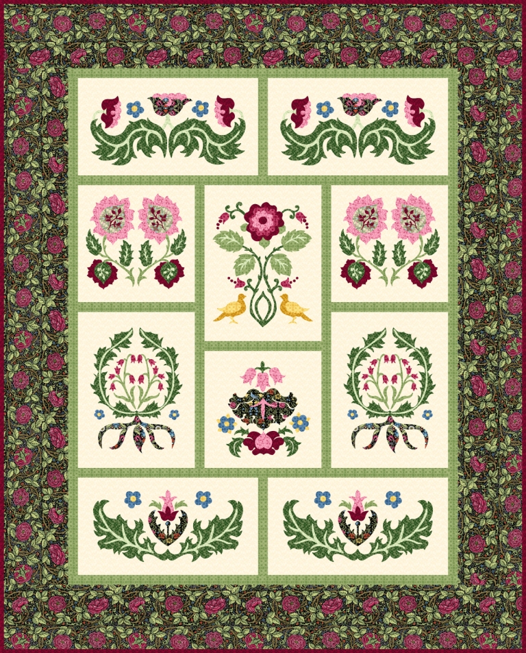 William Morris in Quilting Quilt Market news