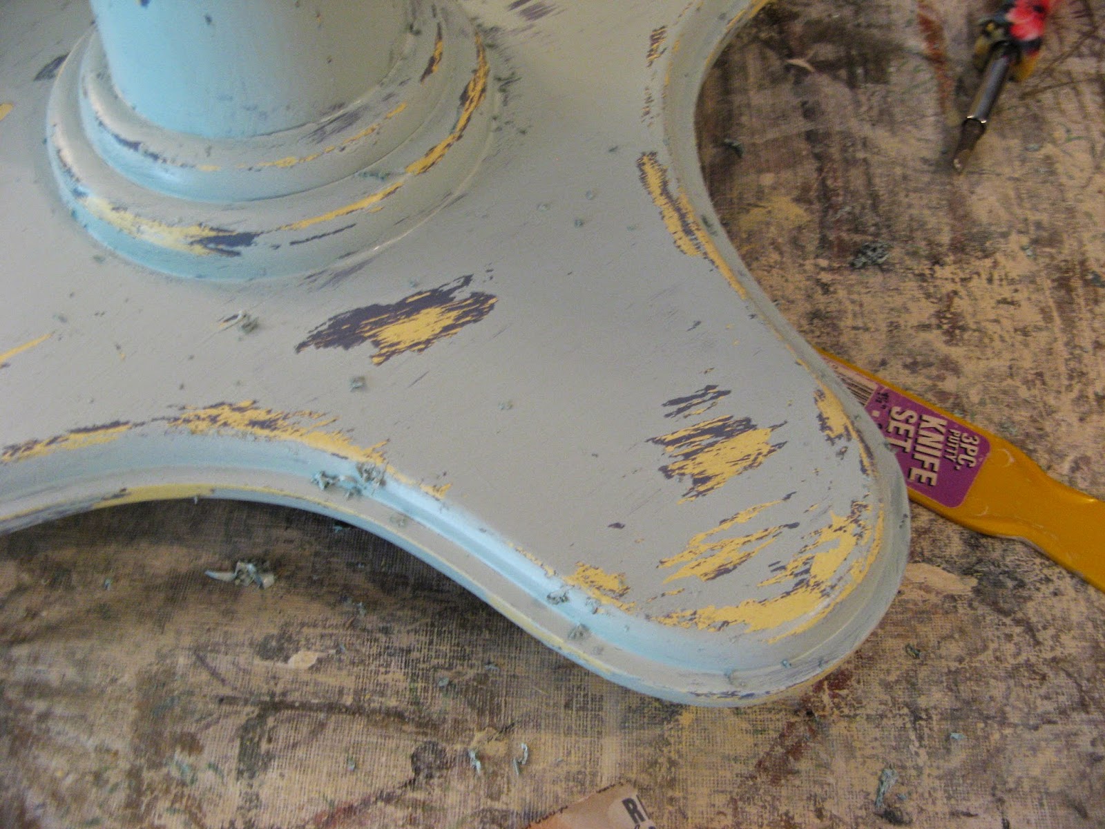 Susan Snyder PAINT DISTRESSING TECHNIQUES SANDPAPER, CANDLEWAX, VASELINE