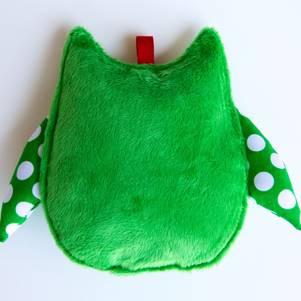 .: Christmas Baby Crinkle Sensory Owl Toy