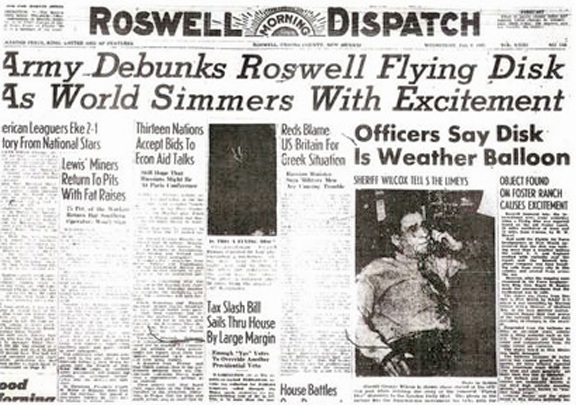 former editor of the roswell morning dispatch recalls roswell incident report