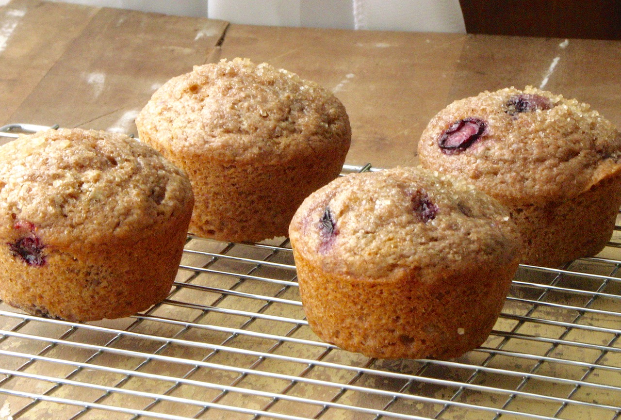 Delectably Mine 100 Whole Wheat Blueberry Muffins