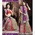 Bridal | Multicolor Lehenga Style Saree | Bridal Lehenga Sarees | Indian Lehenga Styles | Wedding Saree Style | Pakistani Lehenga Styles | Bridal Saree Lehenga