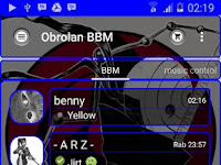 BBM Mod Transparan BLUE Line Versi 2.10.0.31 apk 
