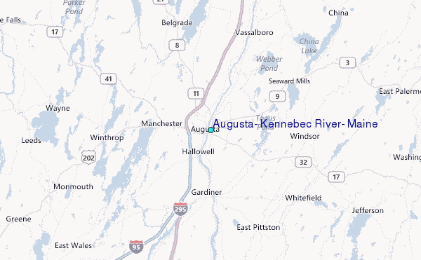City map Augusta Maine PDF