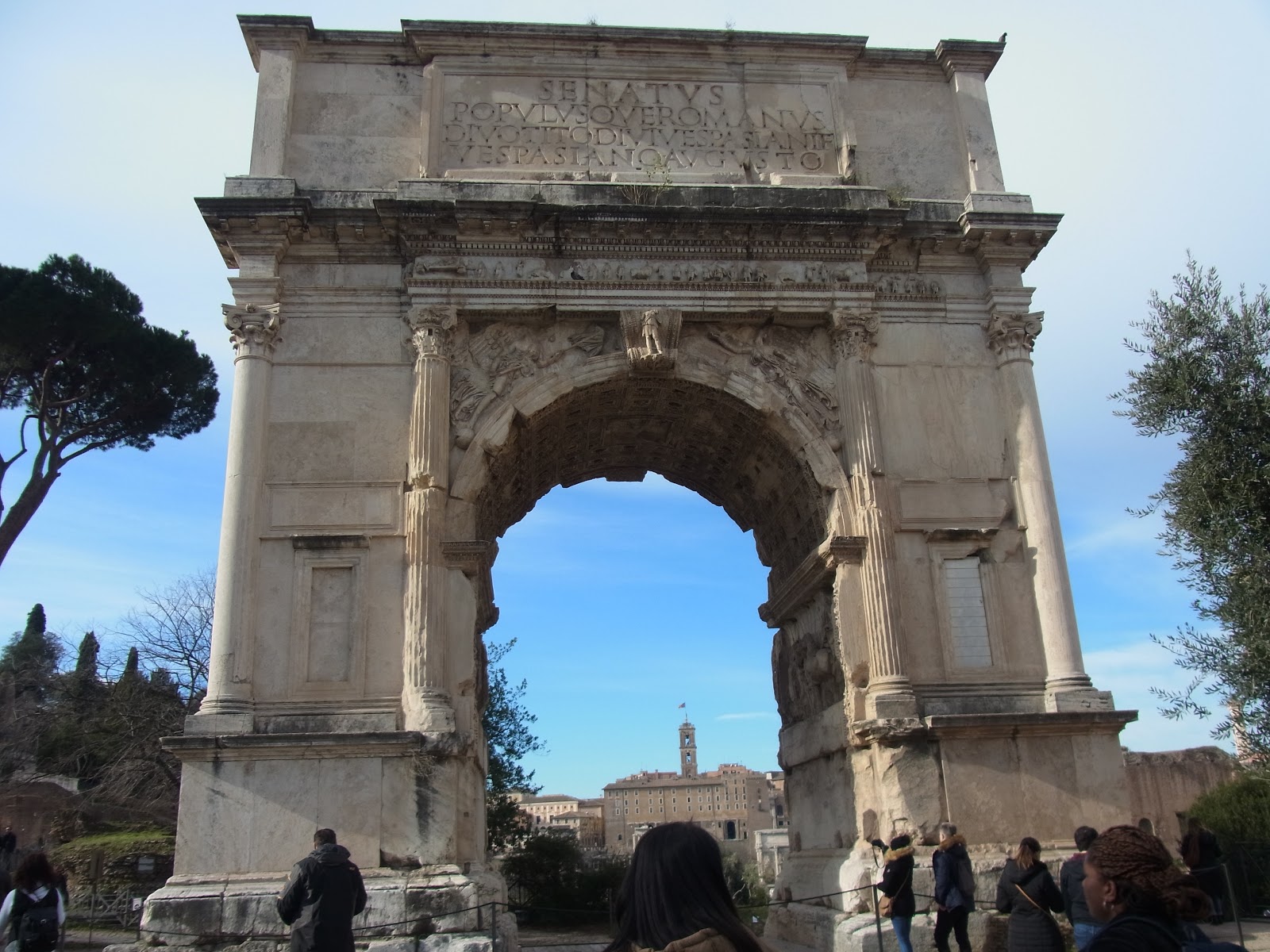 旅と写真とドライブと ティトゥス帝の凱旋門 Arco Di Tito イタリア ローマ