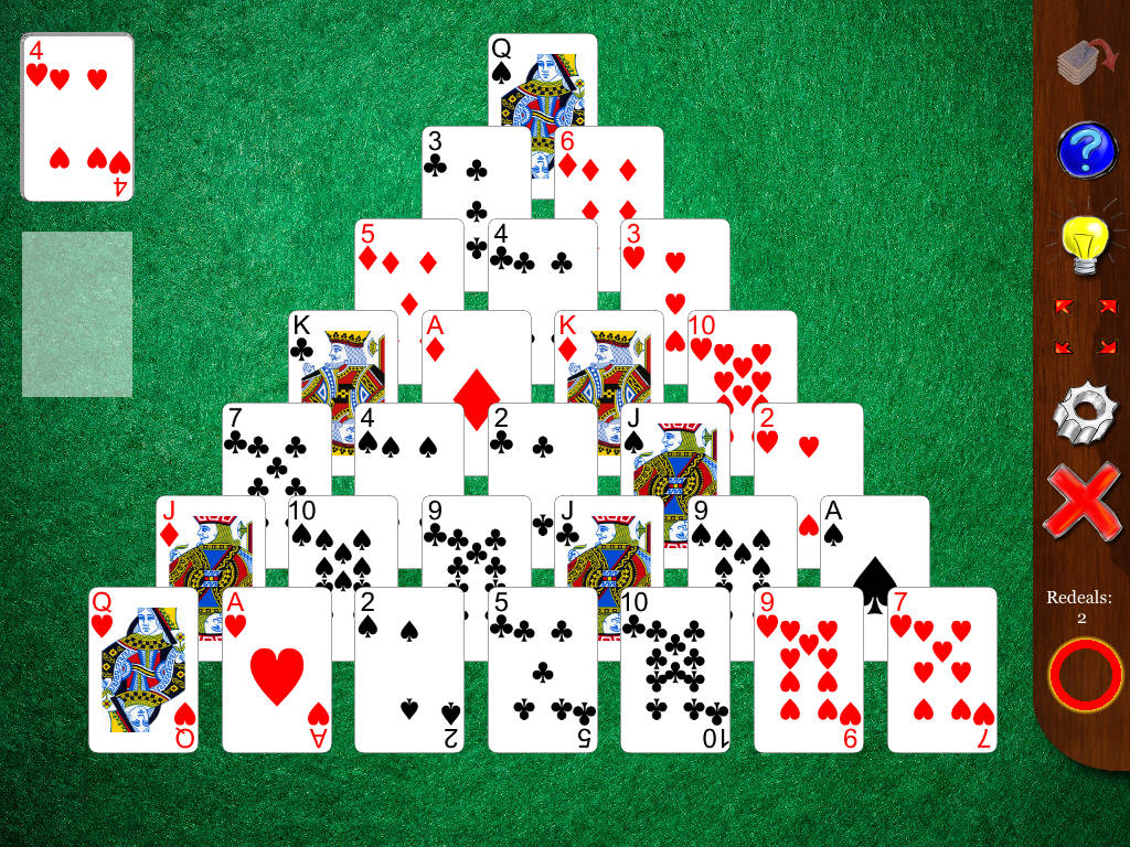 Игры карты пирамиды пасьянс