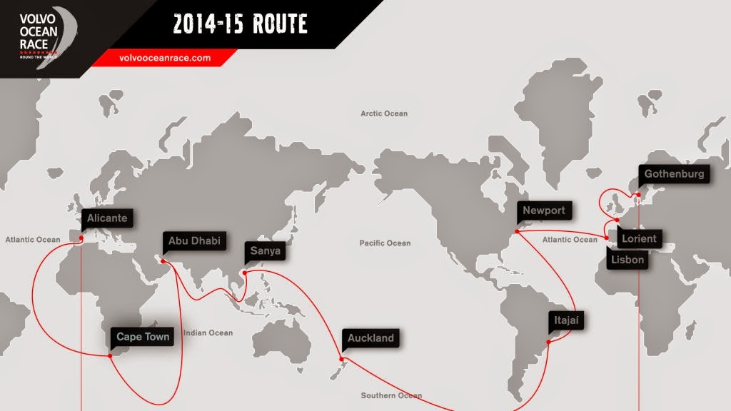 Las etapas para esta Volvo Ocean Race 2014 2015