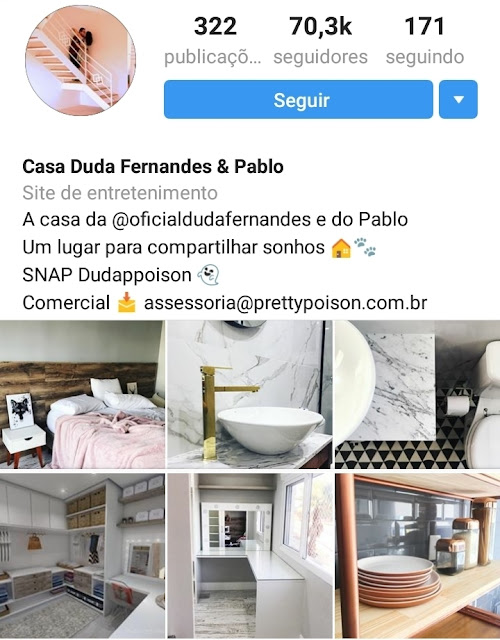 Perfis de casas e apartamentos para seguir no instagram