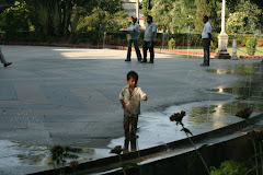 Little boy at garden in Udaipur