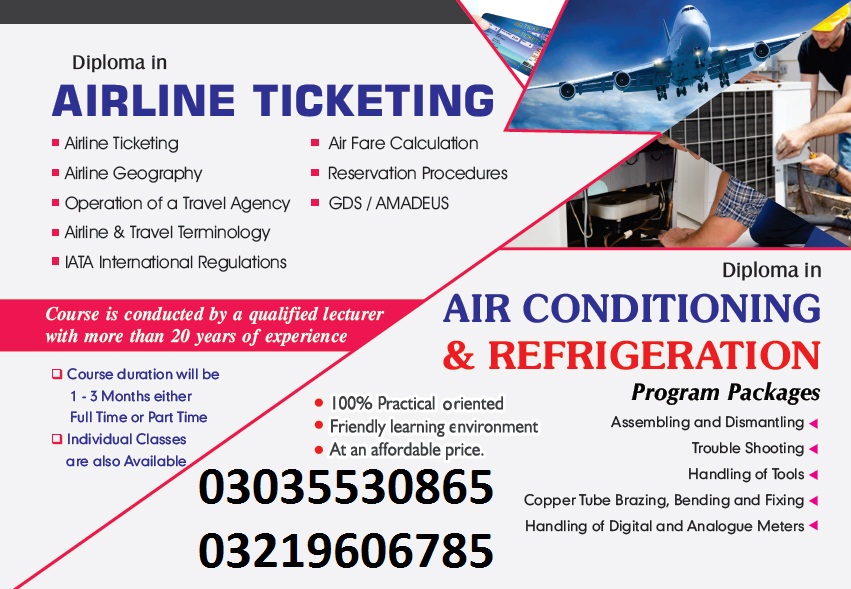 Airlines Reservations, e-Ticketing & PNR Management Training Islamabad