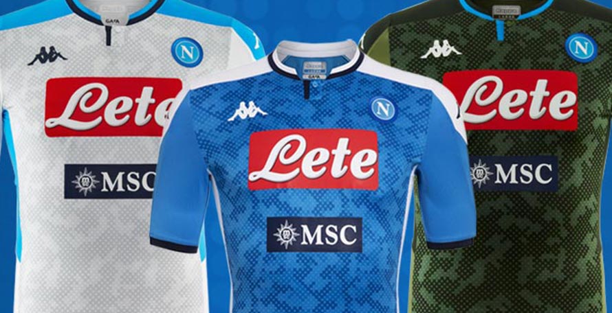 Ssc Napoli Italian Serie A Mens Home Replica Goalkeeper Match Shirt 2019/20 