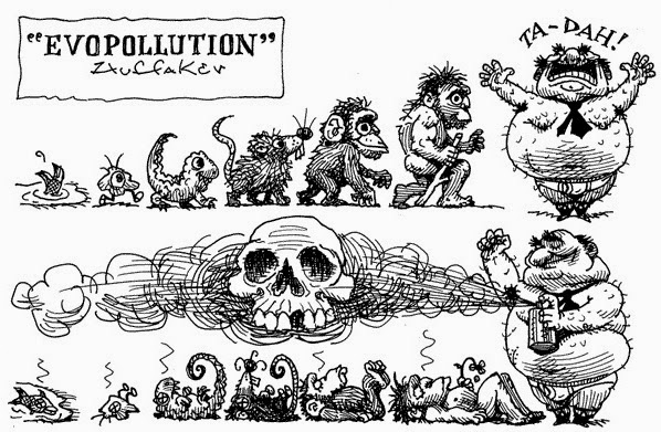 Sandy Huffaker: Evopollution.