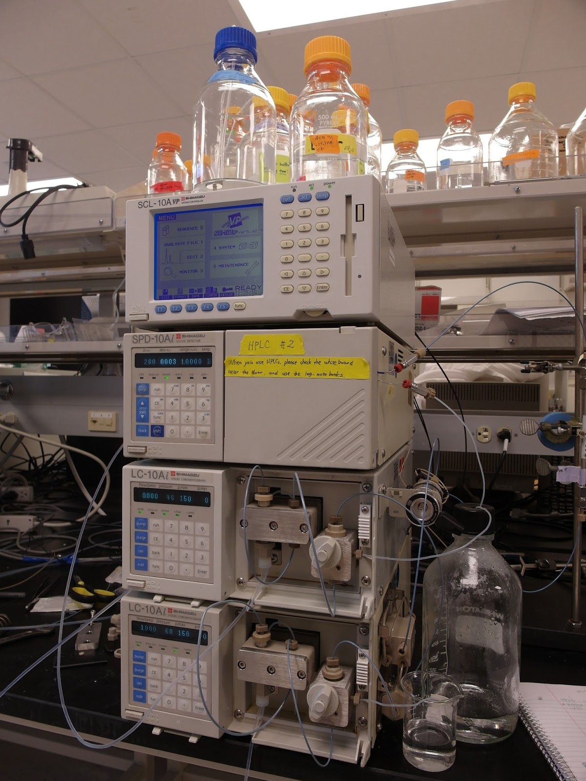 Peggy's Intern Diary HighPerformance Liquid Chromatography (HPLC)