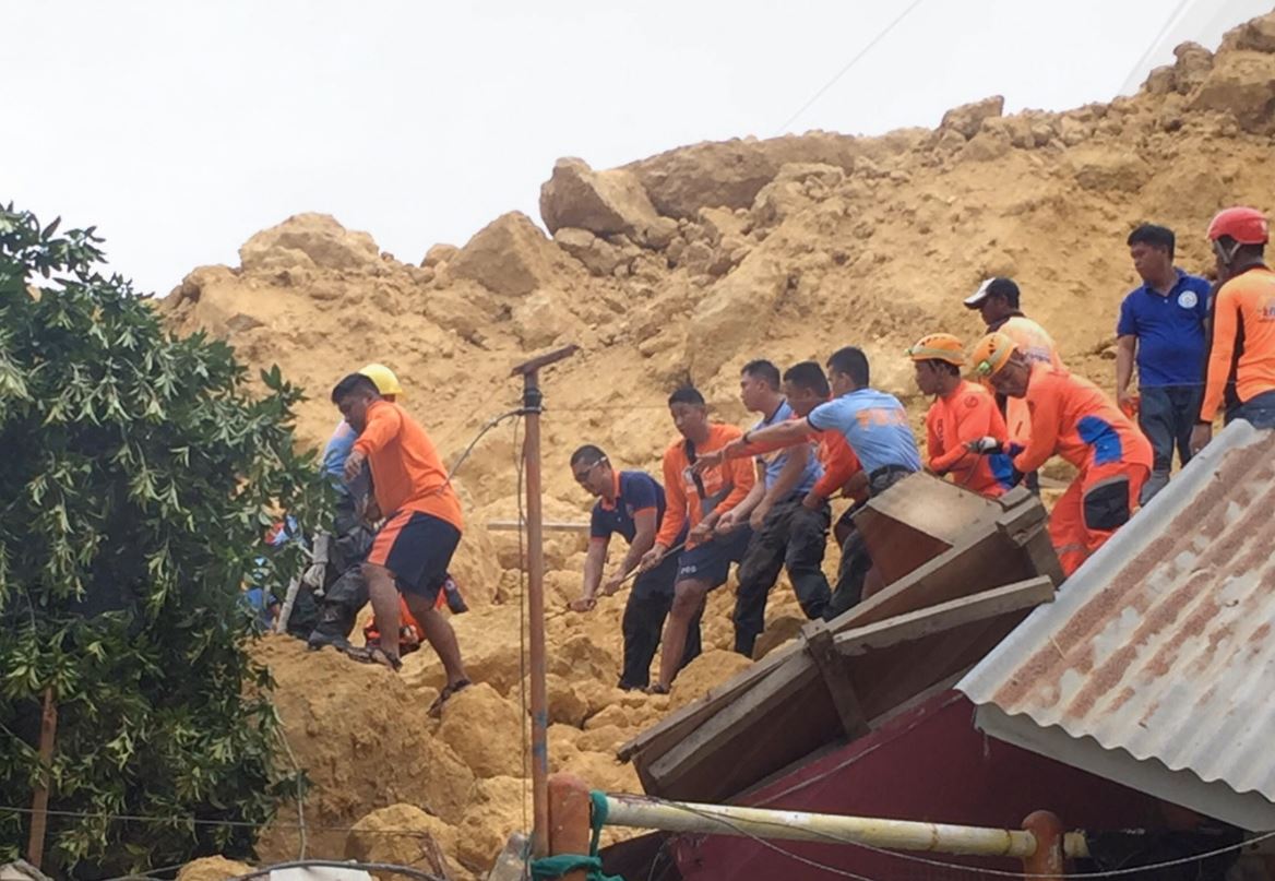 Landslide in the Philippines