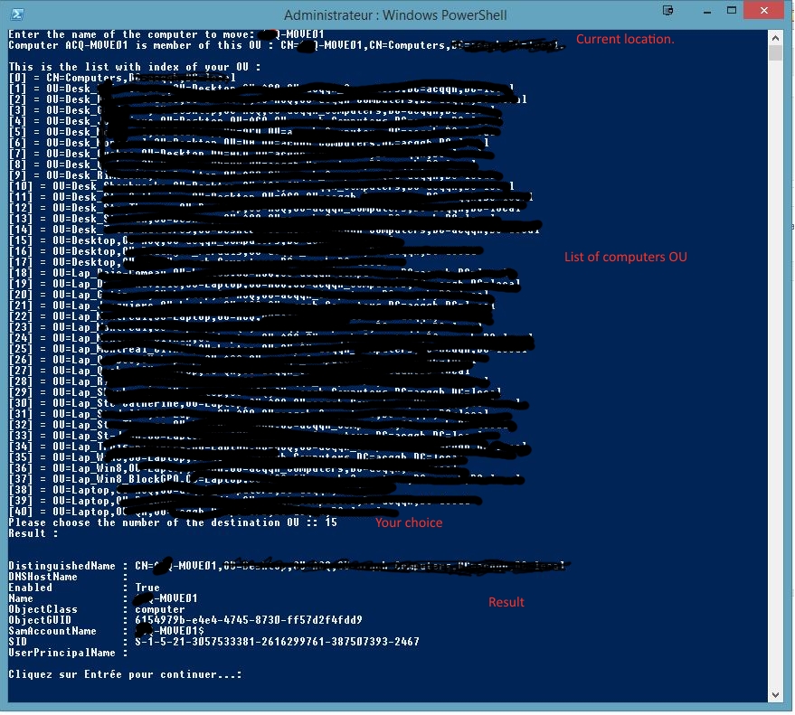 Memi2k's blog Move AD computer with PowerShell Script