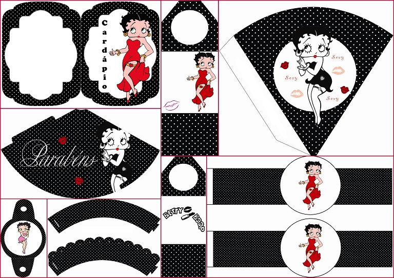 Betty Boop Free Party Printables Oh My Fiesta For Ladies  Betty Boop Free Party Printables Oh My Fiesta For Ladies