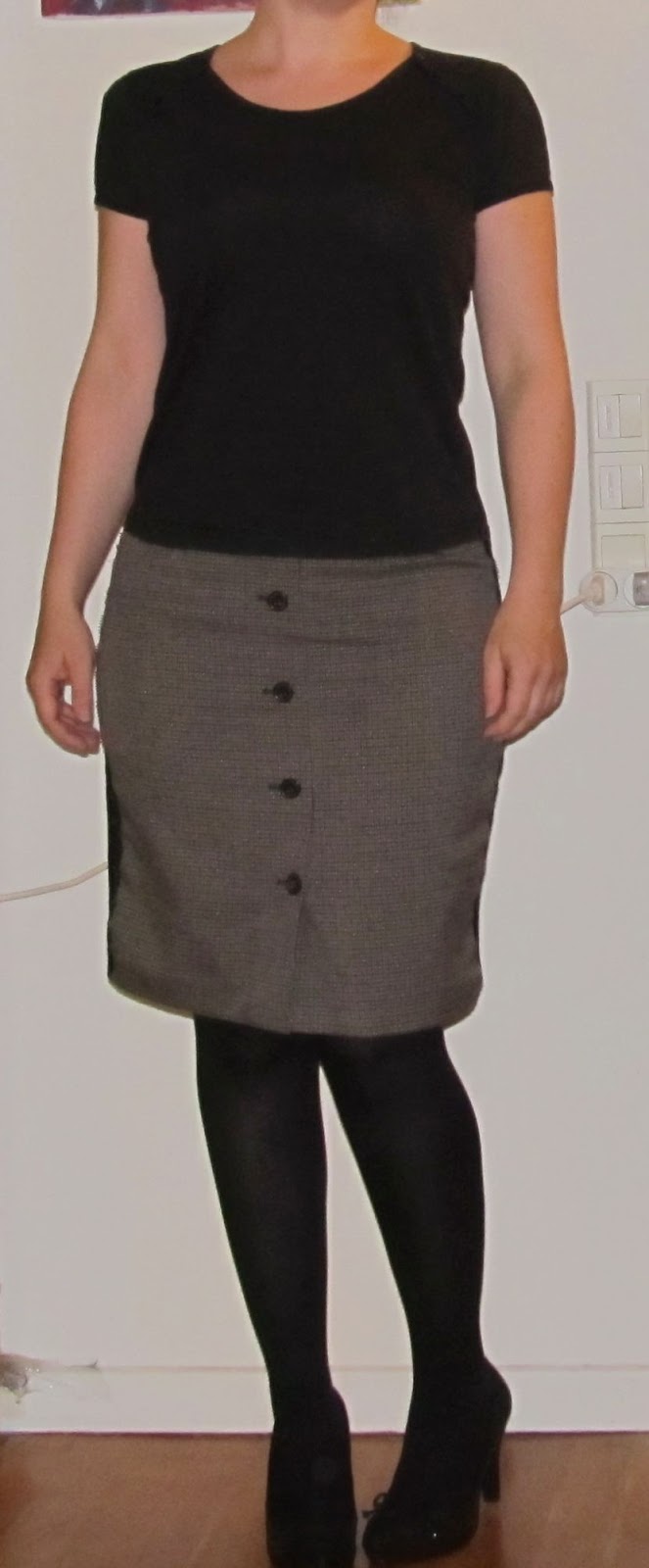 Refashion Coop How I made a skirt a one size bigger