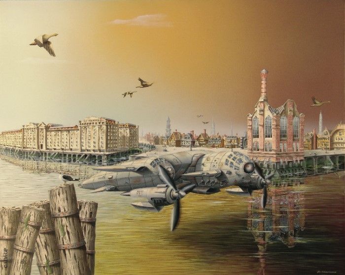 Картины в стиле сюрреализм. Thierry Van Quickenborne Thierry Van Quickenborne