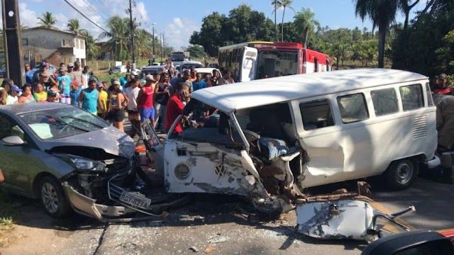 Acidente deixa seis pessoas feridas em Igarassu, no Grande Recife