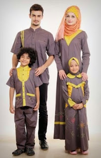 Model baju sarimbit simpel untuk lebaran