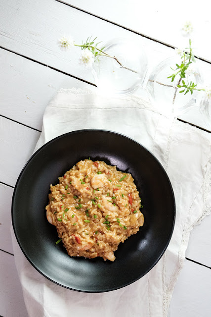 instant pot shrimp risotto