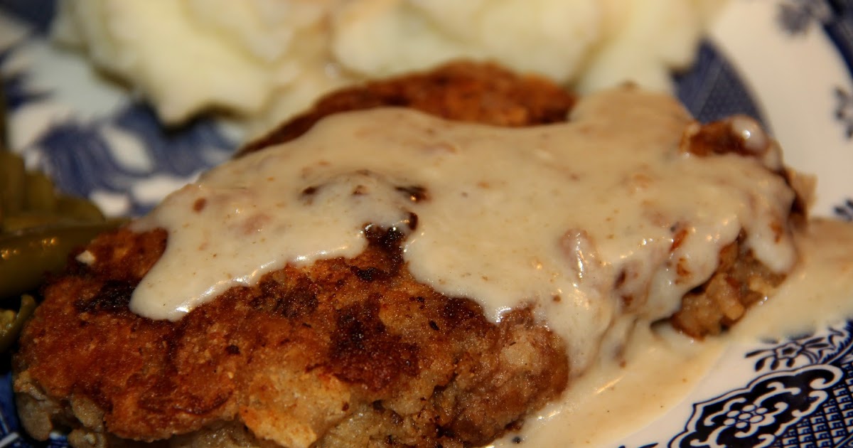 Southern Chicken Fried Steak With Gravy - Grandbaby Cakes