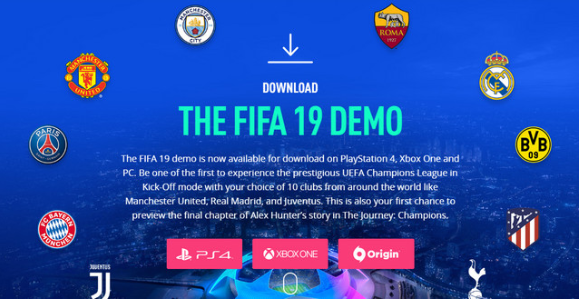 كن أول من يحميل لعبة FIFA 19 و استمتع بدوري أبطال أوروبا