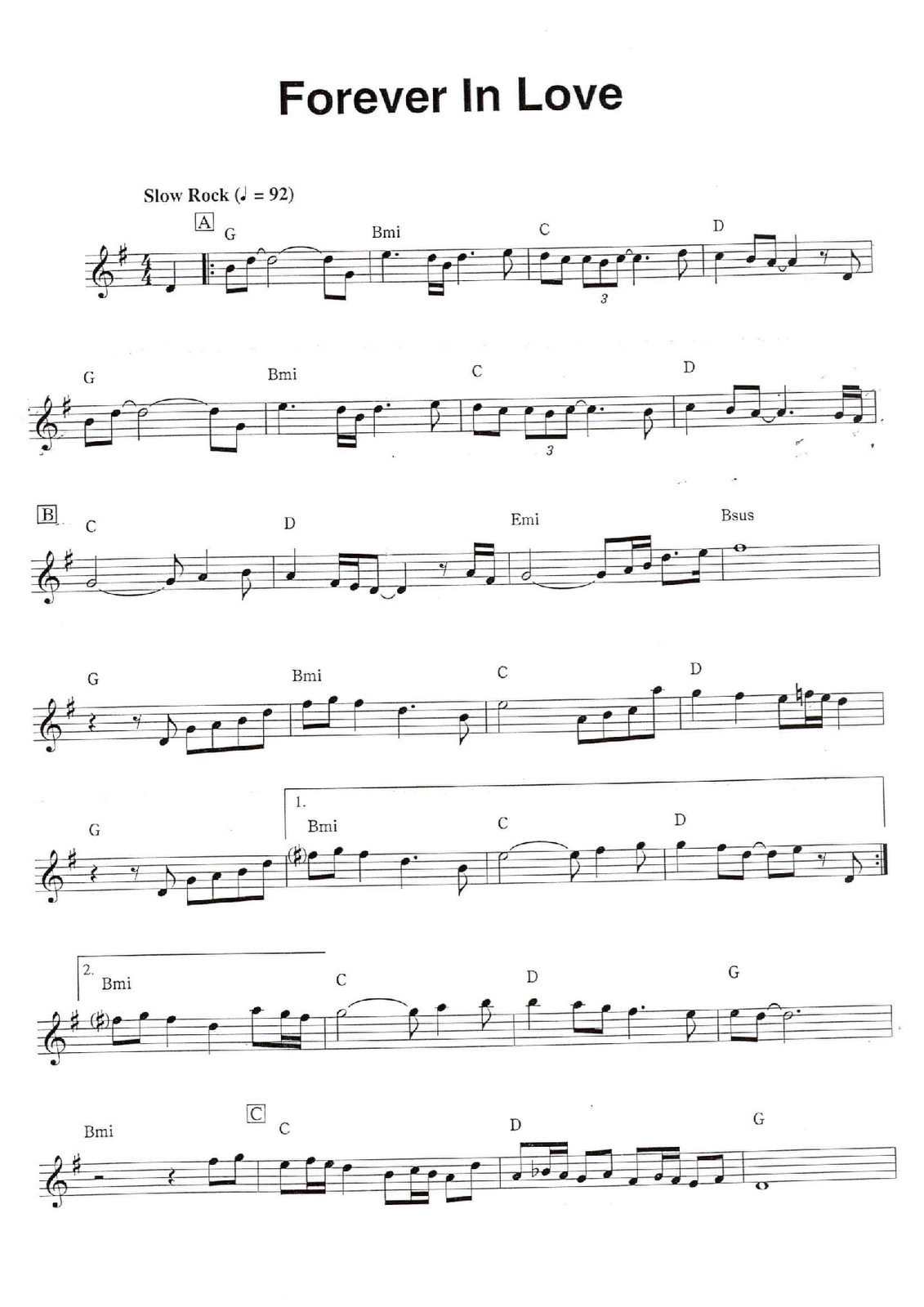 Forever In Love Kenny G Partituras Partituras y pistas para saxo