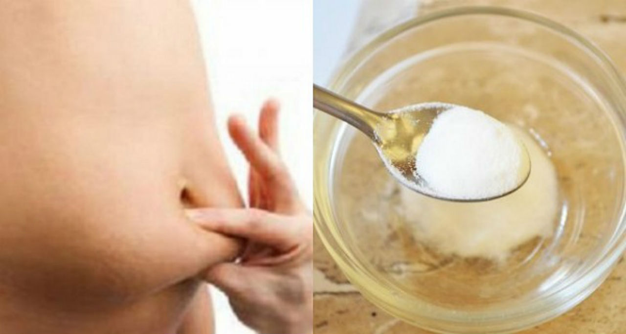 Get Rid Of Back Fat, Arm, Thigh And Belly With Baking Soda! Here Is How To Prepare It! healhty