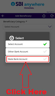 how to add beneficiary in sbi mobile banking app
