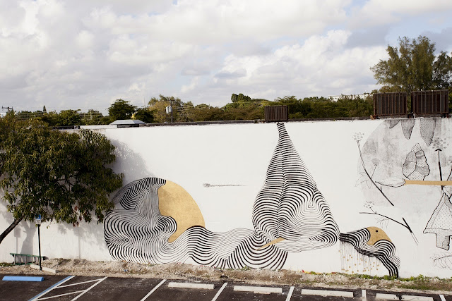 Street Art Collaboration By Pastel and 2501 in Wynwood, Miami For The Mirorless Project. 3