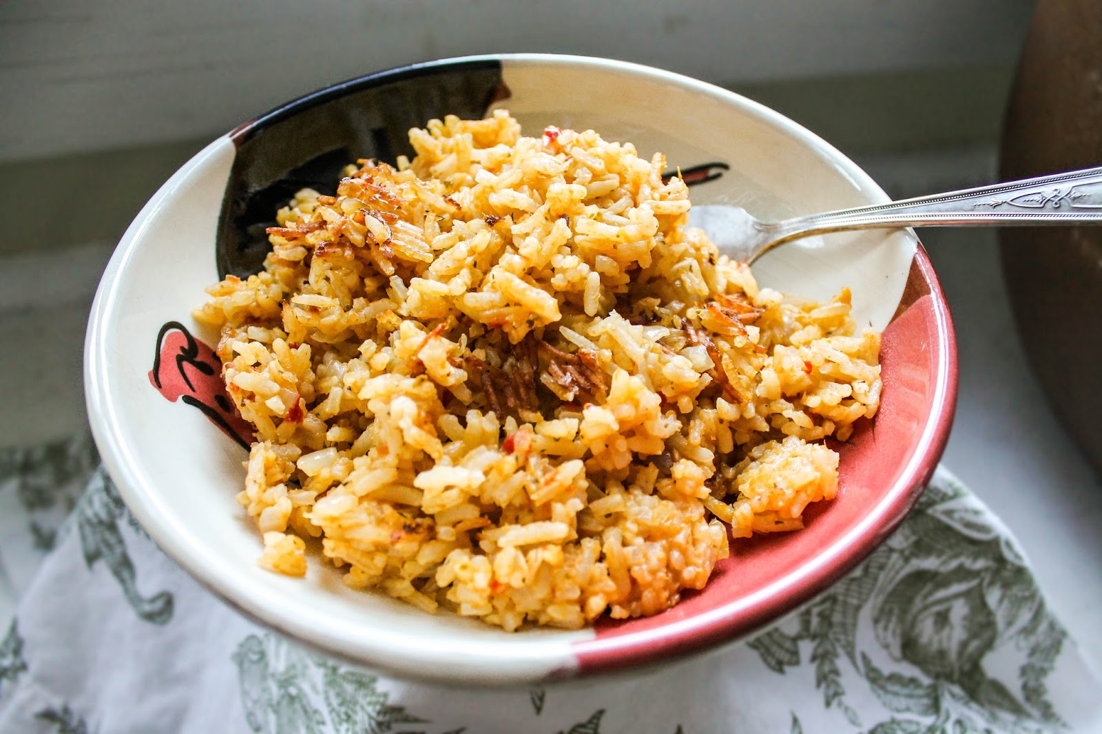 The Quixotic Table Twice Cooked Pork with Sofrito Rice