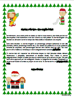Ressources de classe: Récit de Noël