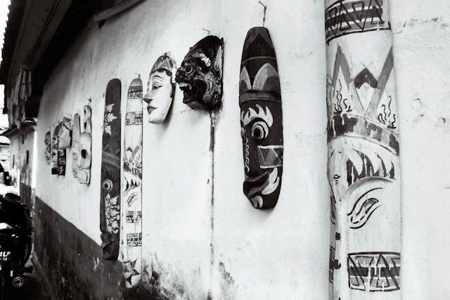The black and white bali photography by nadine friedman