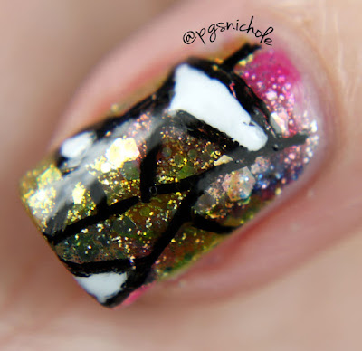 40 Great Nail Art Ideas: Black & White + Stained Glass