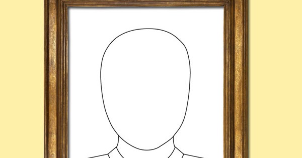 Father's Day Portrait Drawing with Free Printable | Totschooling