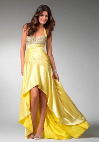 WhiteAzalea High-Low Dresses: Yellow and Stunning High-low Prom Dresses