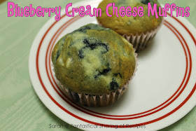 Blueberry Cream Cheese Muffins - a sweet, completely addictive muffin complimented by the addition of cream cheese! #breakfast #muffins #blueberry